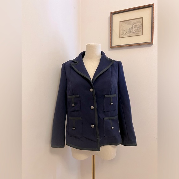Cartonnier for Anthropologie Window Pane Blazer Jacket - Picture 3 of 5